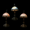 Large Turkish Mosaic Tiffany Lamp