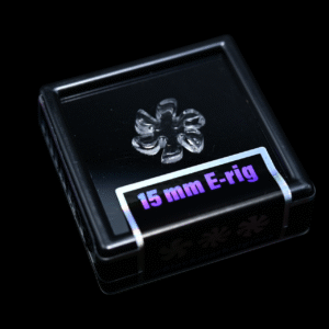 Black Market Glass Quartz Flake - 15mm/6 Blades