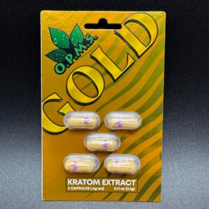 O.P.M.S Gold Kratom Extract Capsules