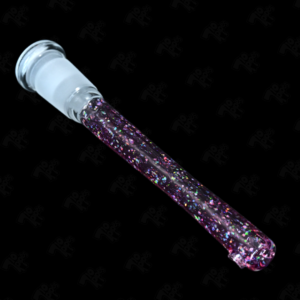 Spaceman Glass Gold Ruby Cropal Downstem