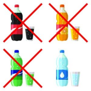 drink water, not soda
