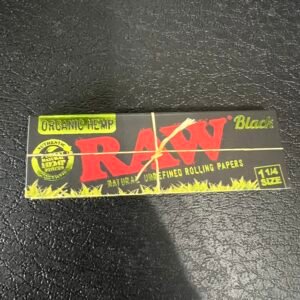 Raw Black Organic Hemp Papers