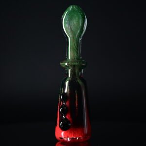 Goblin King Chillum - Black/Green/Red