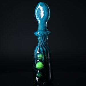 Goblin King Chillum - Black/Teal