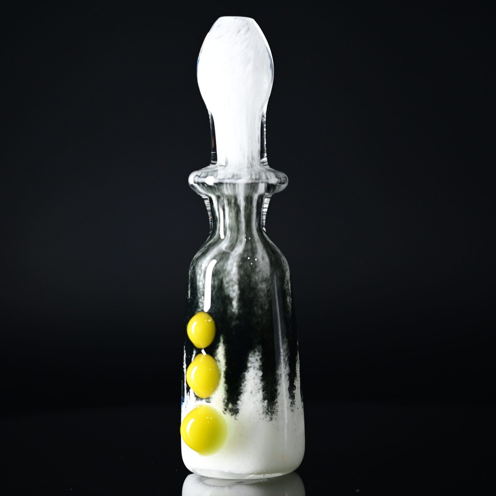 Goblin King Chillum - Black/White