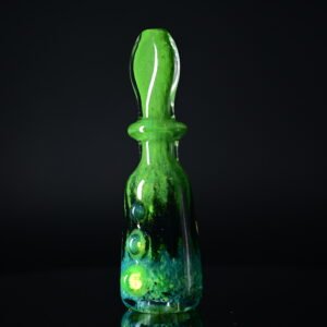 Goblin King Chillum - Green/Black/Blue
