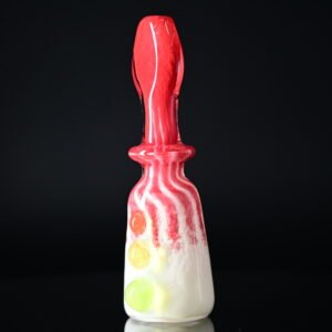 Goblin King Chillum - Red/White