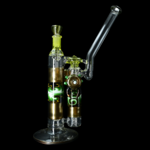 Halen Electrum & Wig Wag Double Bubbler