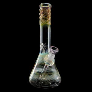 Mary Jane 38x4 Gold & Silver Fumed Beaker #4