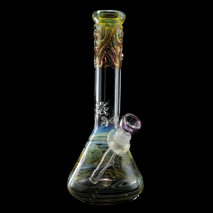Mary Jane 38x4 Gold & Silver Fumed Beaker #5