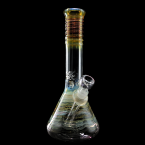 Mary Jane 38x4 Gold & Silver Fumed Beaker #6