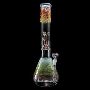 Mary Jane 50x5 Gold & Silver Fumed Halo Beaker #2