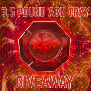 Raw 3.5lb Ash Tray Giveaway