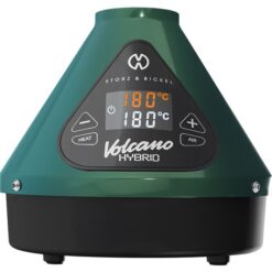 Storz and Bickel Evergreen Volcano Hybrid vaporizer, front view with digital display