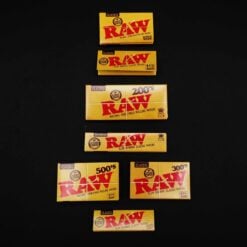RAW Classic Papers, assortment of rolling paper packs in different sizes