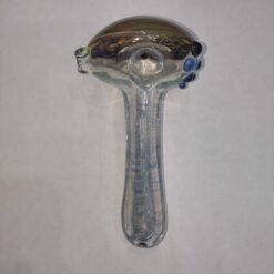 Iota Glass large spoon pipe in clear glass