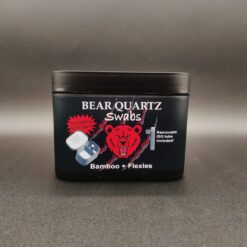 Bear Quartz Swabs cleaning kit box, bamboo and flexible swabs