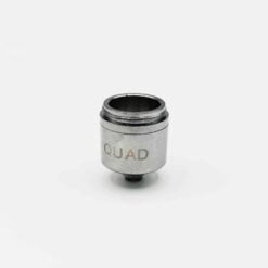 Yocan Quad XL replacement coil in metal, front view