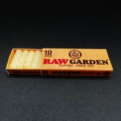 RAW Garden Plantable Tips box, 10-count pack with tips visible