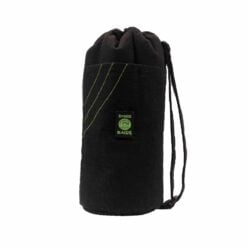 Dime Bags 18-inch drawstring tube bag in black, front view