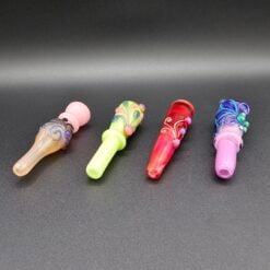 Lyric Heady chillum pipes shown in assorted colors