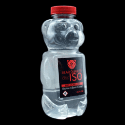 Bear Quartz 99% ISO cleaning solution in bear-shaped bottle