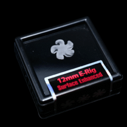 Black Market Glass x Highly Educated 12mm quartz flake insert, surface enhanced, in retail box