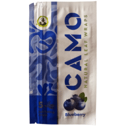 Camo Natural Leaf Wraps in Blueberry flavor, 5-pack pouch