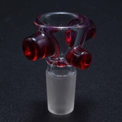 Zombie Hand 18mm bowl with red Lite Phoenix color accents on the handle