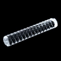 Evan Shore etched quartz terp pillar, 30mm, side view