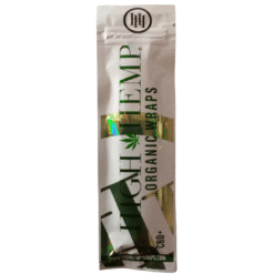 High Hemp Wraps, Original flavor 2-pack in green packaging
