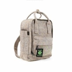 Dime Bags Hot Box backpack in sand tan, side view