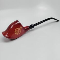 Pulsar Shire Two Towers smoking pipe in black, 12-inch