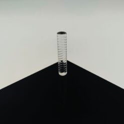 Campfire Quartz etched pillar terp insert, standing view