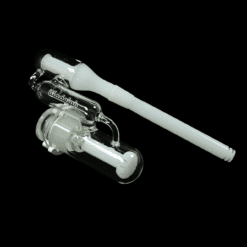 Illadelph Disc Ash Catchers in white, glass disc percolator ash catcher accessory