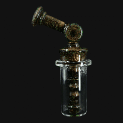 Kadabra Dr. Dabber Switch 2 Top in Cropal Electrum glass, shown alone on stand