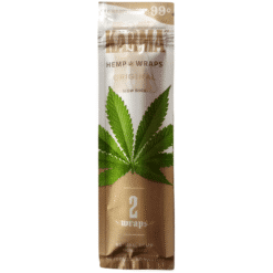 Karma Hemp Wraps (Zags), Original flavor 2-pack in tan packaging