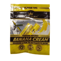King Palm Flavored Filter Tips, Banana Cream flavor 2-pack