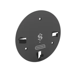 Stundenglass Kompact Wall Mount, black circular mounting plate