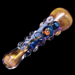 Matty White ISO Bumpy One Hitter w/ 2 Millis - South Park, amber and purple bumpy one-hitter