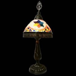 Medium Turkish Tiffany Mosaic lamp in colorful glass