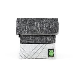 Dime Bags Multi-Purpose Crossbody bag in gray, 14-inch, front view