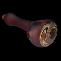Sandberg Amber and Woodgrain Spoon pipe #2, side view