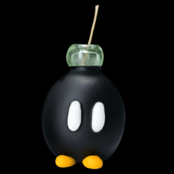 Sandberg Large Mario Bomb pipe #1 with green cap, front view showing the eyes