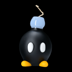 Sandberg Large Mario Bomb pipe #2 with light blue cap, front view showing the eyes