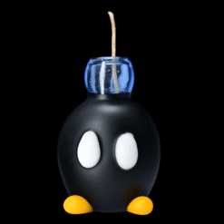 Sandberg Large Mario Bomb pipe #6 with blue cap, front view showing the eyes