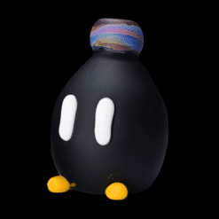 Sandberg Mario Bomb Pipe #3 with rainbow cap, front view showing the eyes