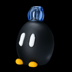 Sandberg Mario Bomb Pipe #4 with blue cap, front view showing the eyes