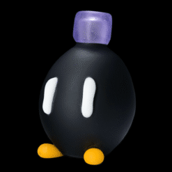 Sandberg Mario Bomb Pipe #5 with purple cap, front view showing the eyes