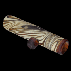 Sandberg Woodgrain Chillum #2, full-length view of the swirl pattern glass